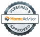 homeadvisor screened and approved logo